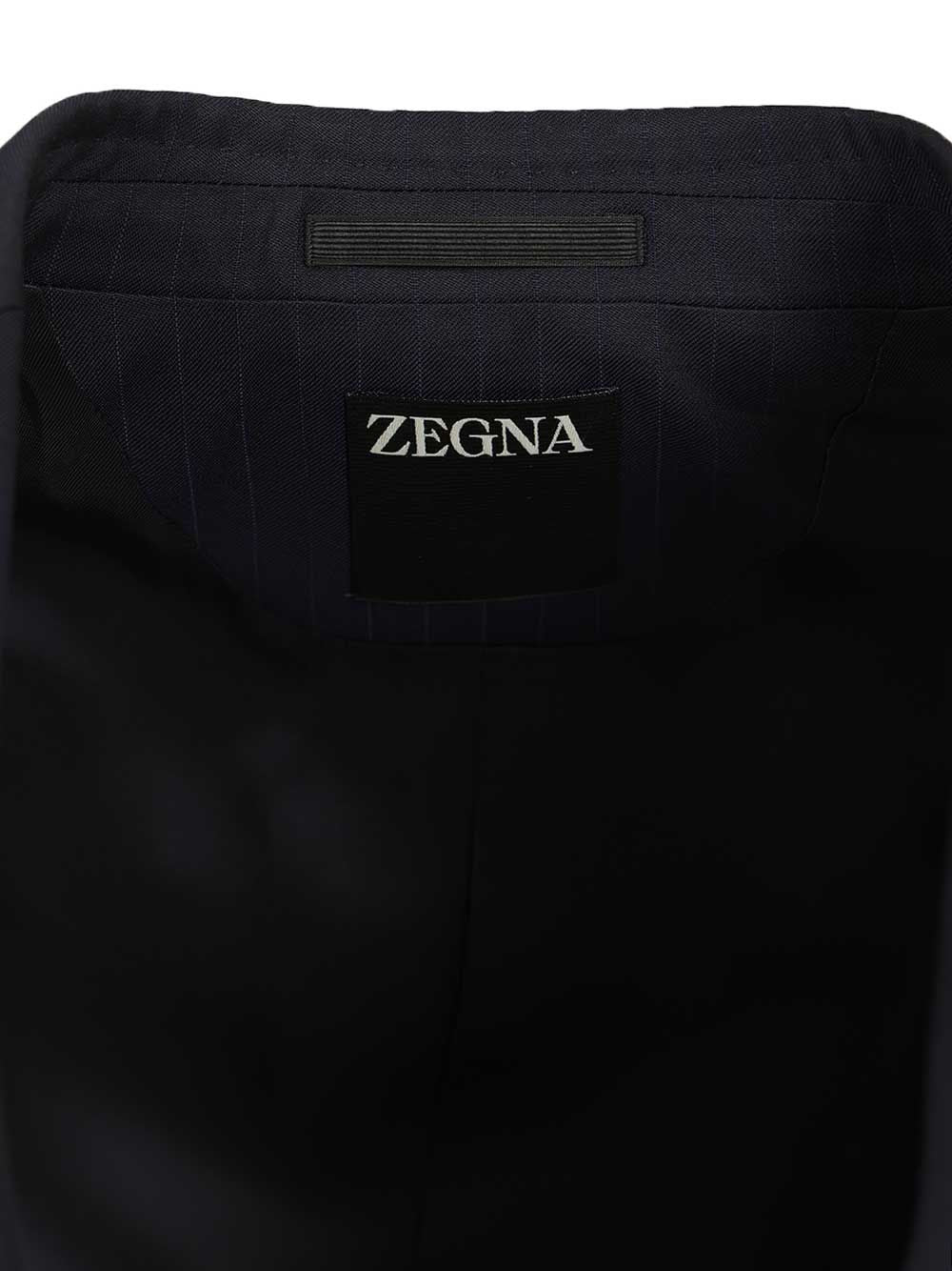 Ermenegildo Zegna Blue Pinstriped Suit Dresses - Blue | e93f0170bf8fc5bbf1c48a0cf3841bbea61b999d