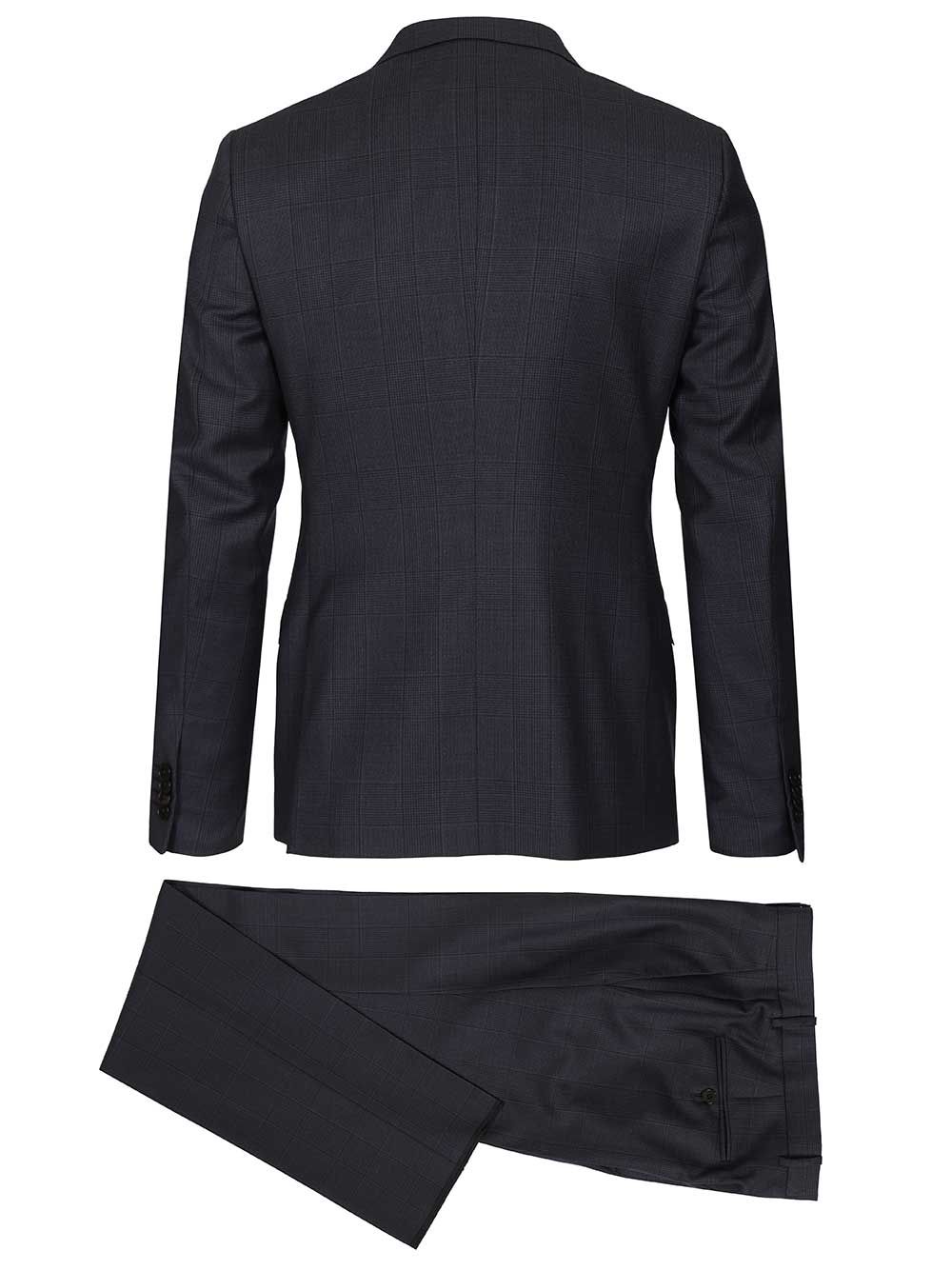 Ermenegildo Zegna Prince Of Wales Tailored Suit Dresses - Blue | b7bfab275c2ade091f6cd4377dcf4234f0f6e275