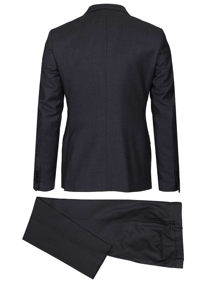 Ermenegildo Zegna Prince Of Wales Tailored Suit Dresses - Blue | b7bfab275c2ade091f6cd4377dcf4234f0f6e275