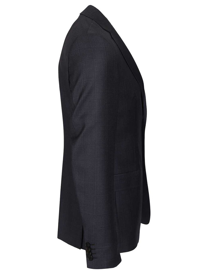Ermenegildo Zegna Prince Of Wales Tailored Suit Dresses - Blue | bebf5d2d94a8982827f2921a0b544acc9edacc1d