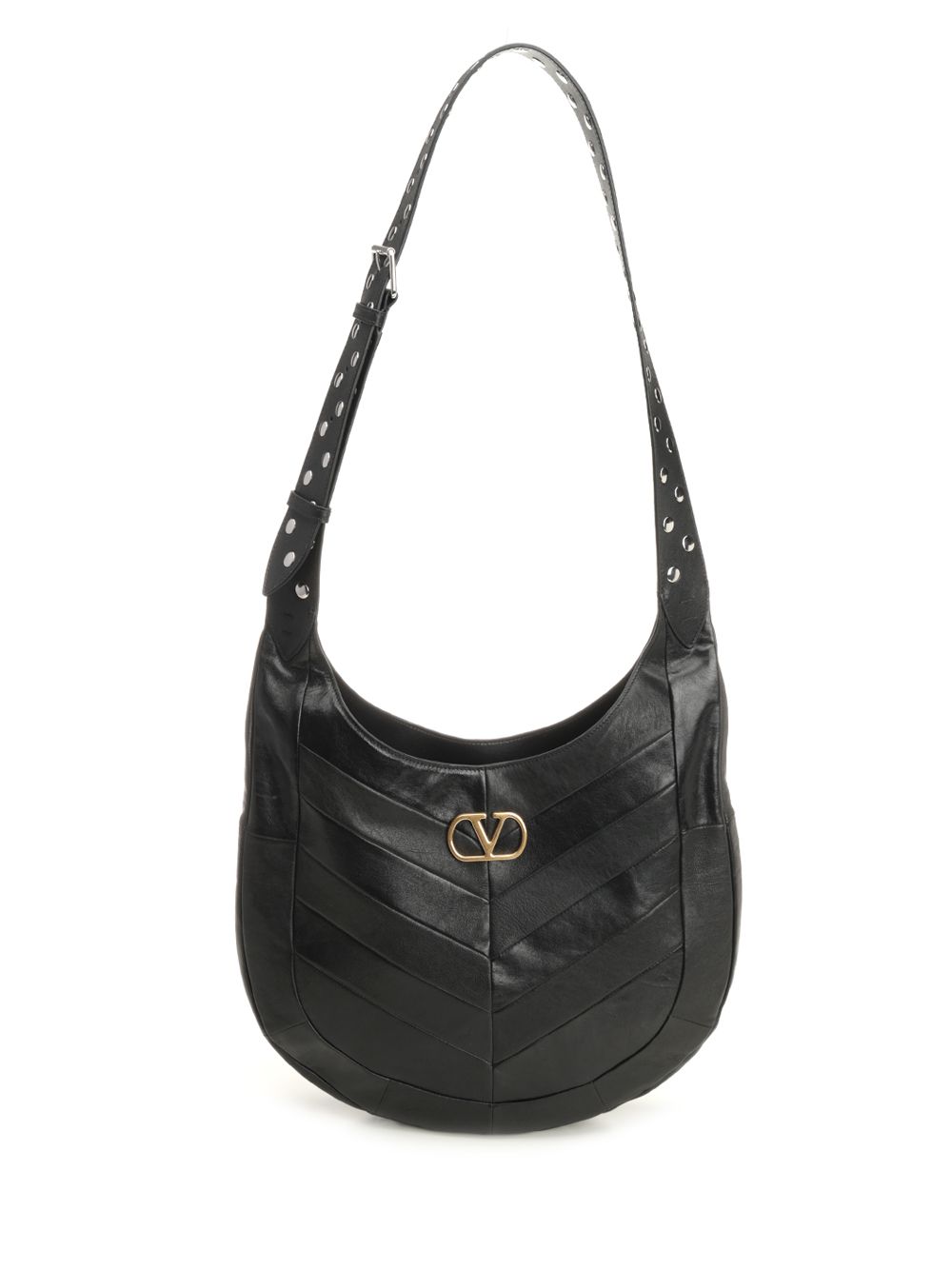 Valentino Garavani Hoboho Shoulder Bags - Black | d11857621517fc9c0a8bfa766ba75354087e9eac