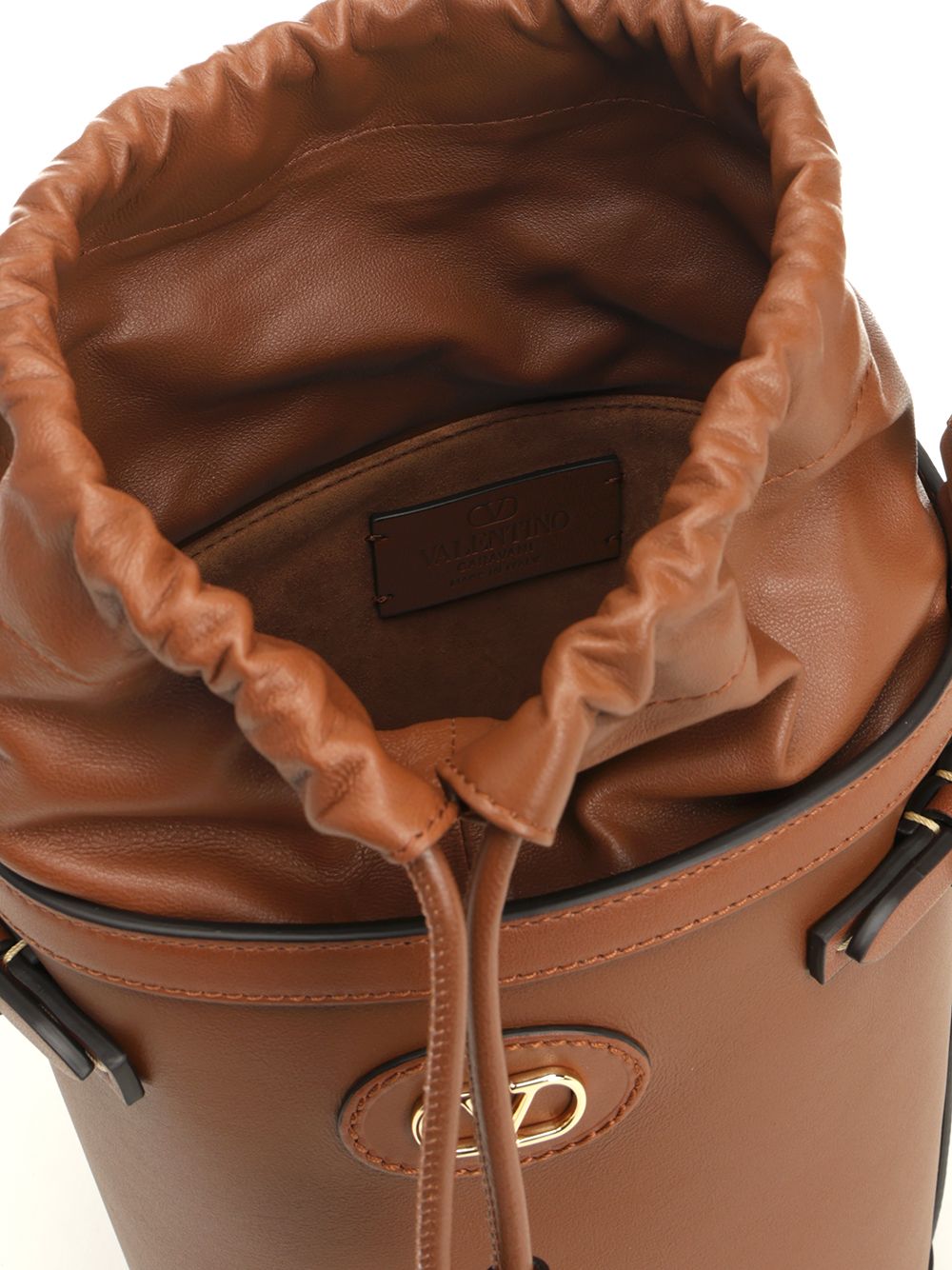 Valentino Garavani Vlogo Signature Crossbody Bags - Brown | 5dbcfe674ad095fc614bdc19ca147e1a569ba7f4