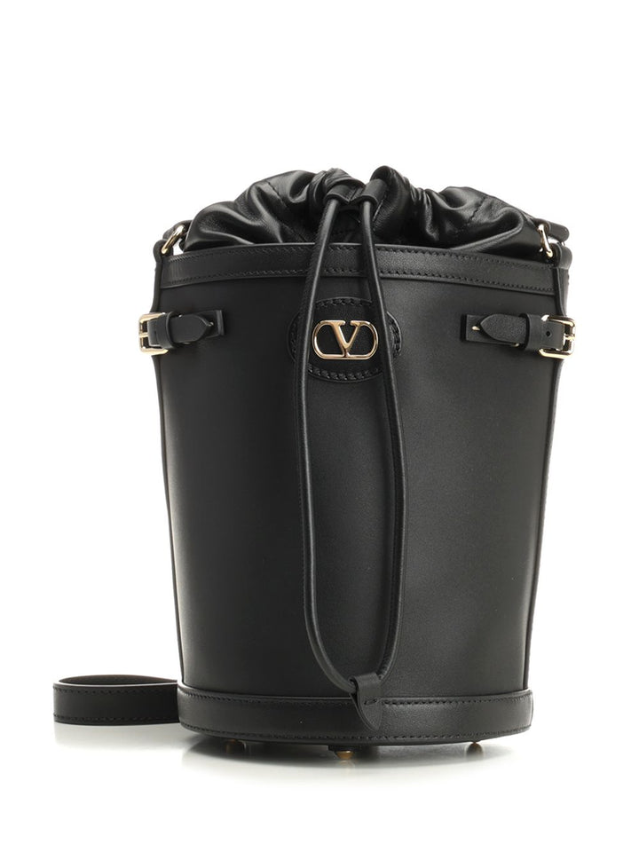 Valentino Garavani Vlogo Signature Crossbody Bags - Black | 39a2f7e3d18783ae164d433c7bd01b2415c7968c