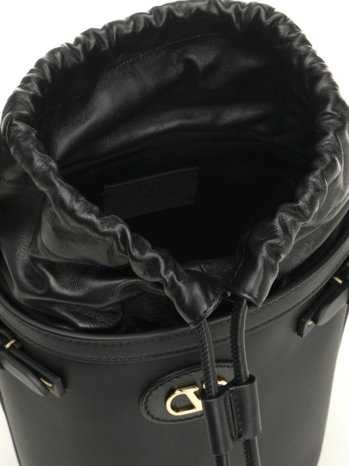 Valentino Garavani Vlogo Signature Crossbody Bags - Black | f3bda99da246be5f9ceecd3d645a0b06a1bdc749