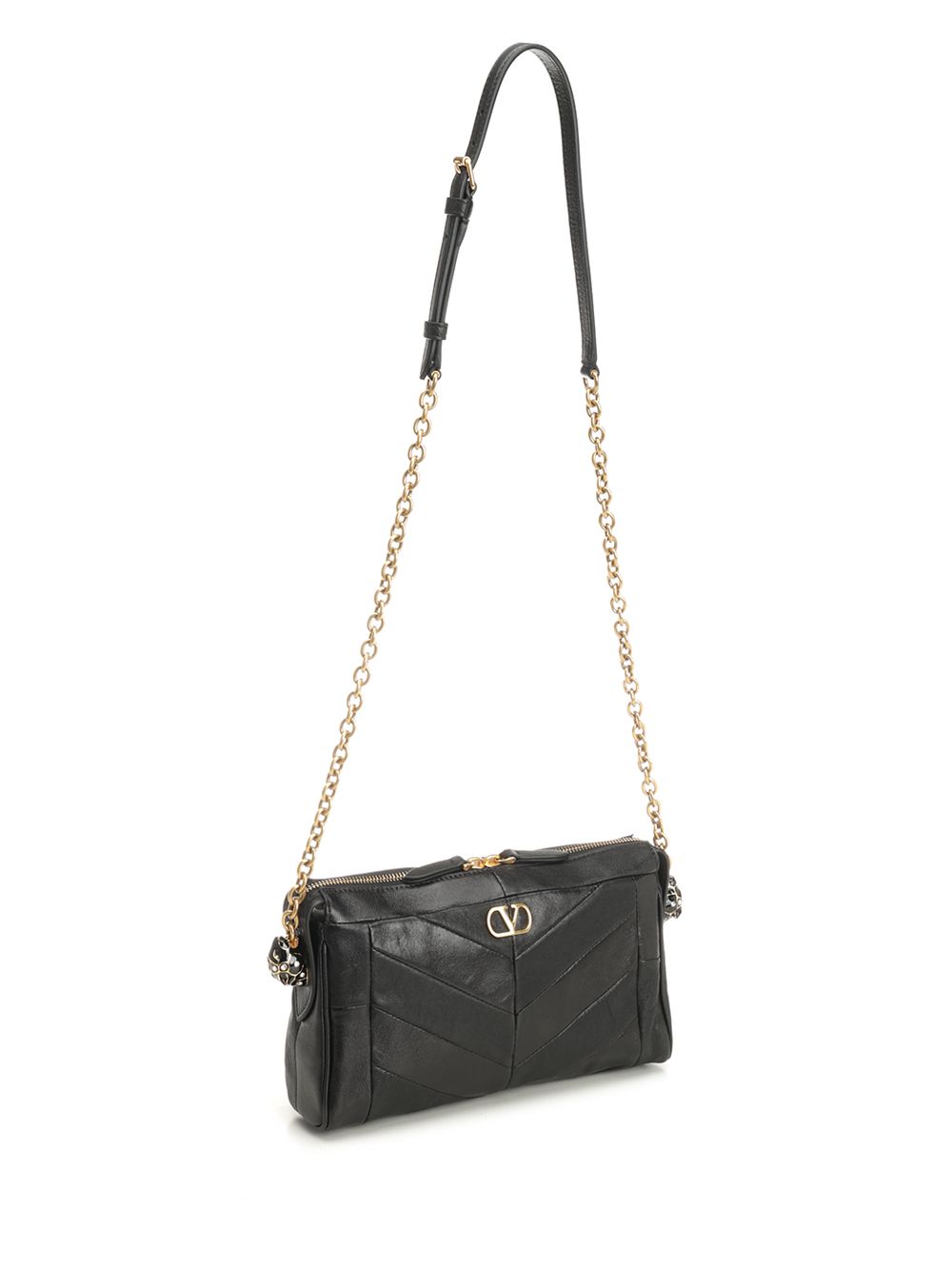 Valentino Garavani Panthea Crossbody Bags - Black | 563c11ba1cfa7bf61de14380ae9f1cce66cd64d4