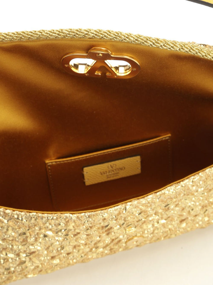 Valentino Garavani Small Shoulder Bag Clutches - Gold | c52b86e56ef529b27877f056918c4a1fe45ee5e6