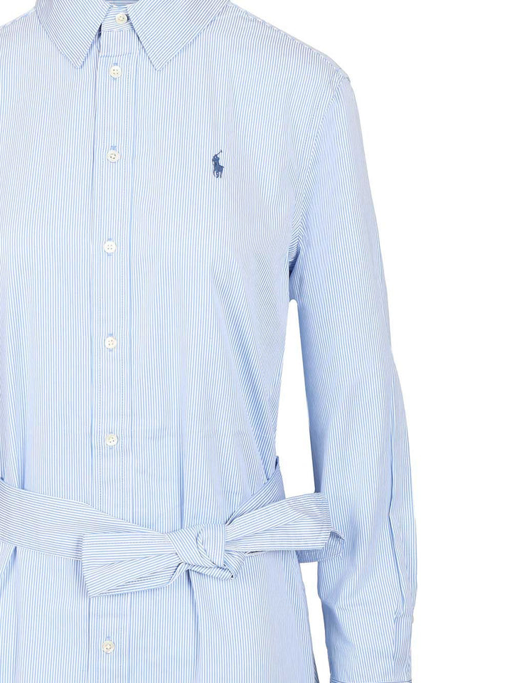 Polo Ralph Lauren Shirt Dress With Belt Dresses - Light blue | 8d7b2a5a4b92163afb55f77c9109efd619b4926b