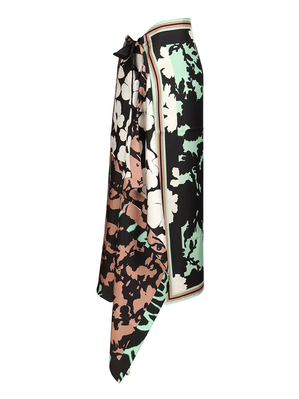 Dries Van Noten 01830-Scarfys Long 3013 M.W.Skirt Skirts - Multicolor | 07c978ba9accb2b77aed5b5962aab76a326867b4
