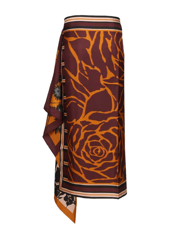 Dries Van Noten 01830-Scarfys Long 3013 M.W.Skirt Skirts - Multicolor | 95a99d7babac752f3fc35447d56f9243056587a0