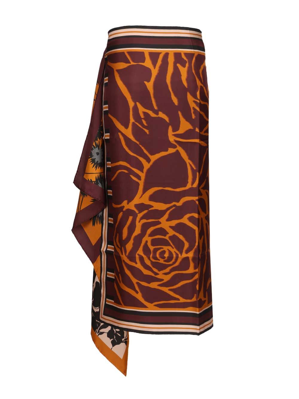 Dries Van Noten 01830-Scarfys Long 3013 M.W.Skirt Skirts - Multicolor | 95a99d7babac752f3fc35447d56f9243056587a0