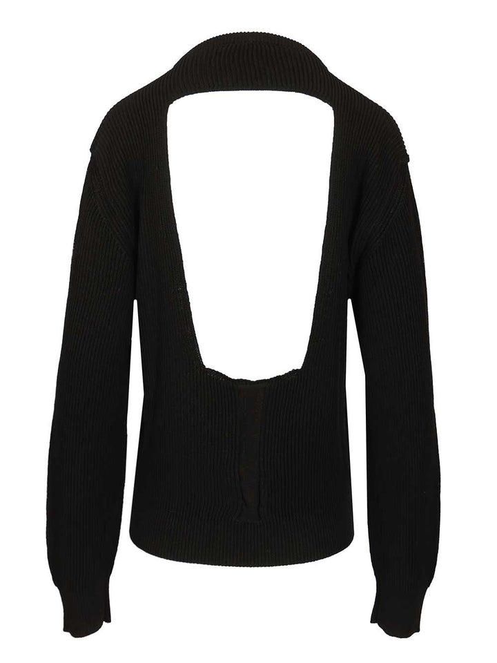 Rick Owens Concordians Al Pull Jersey Knitwear - Black | e0a6fbe259fa1fb8d9b7ee7a9fafea2512235533