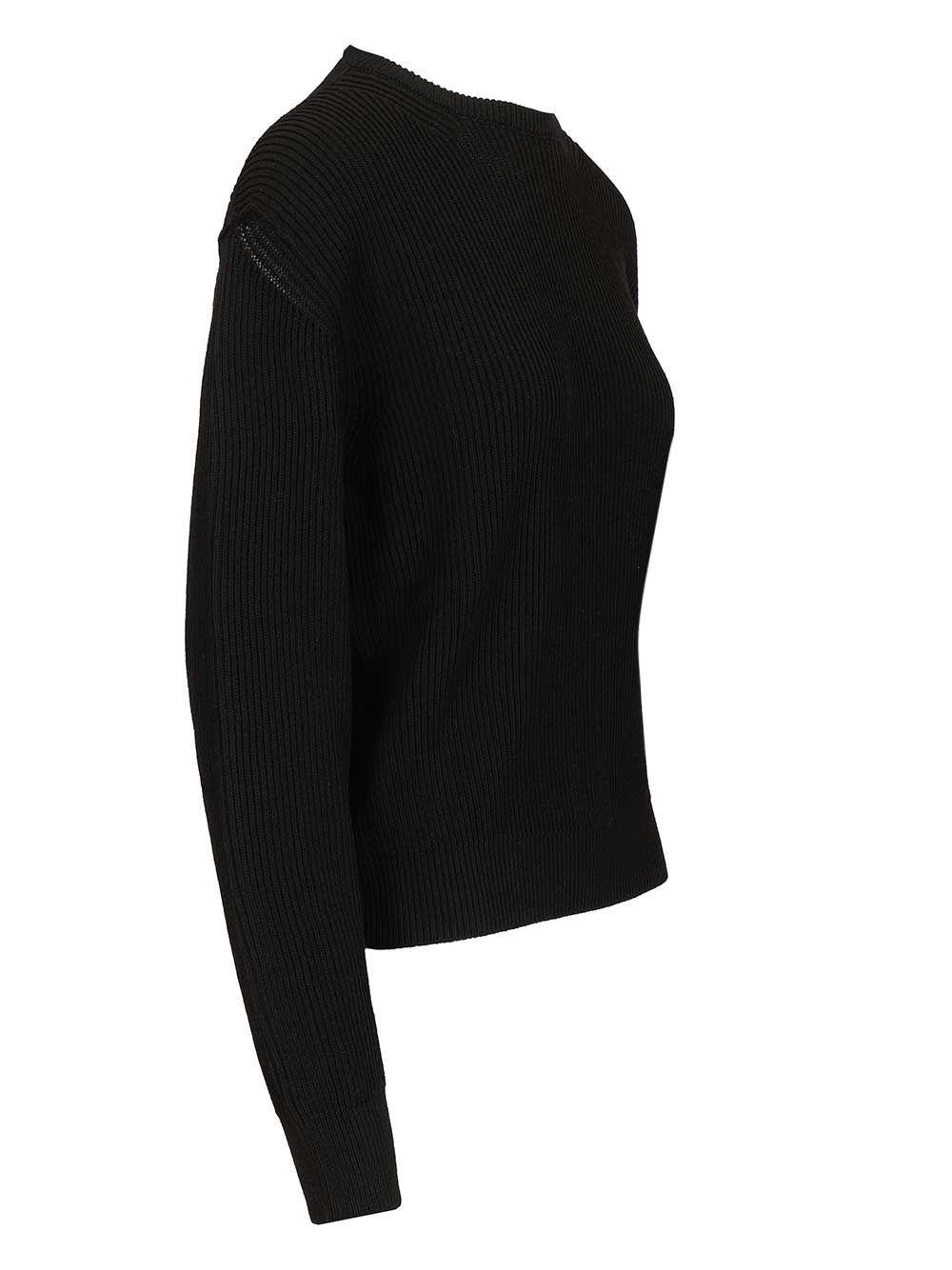 Rick Owens Concordians Al Pull Jersey Knitwear - Black | 571636c3668e0b43101c043dbba09bfaef24e1e4