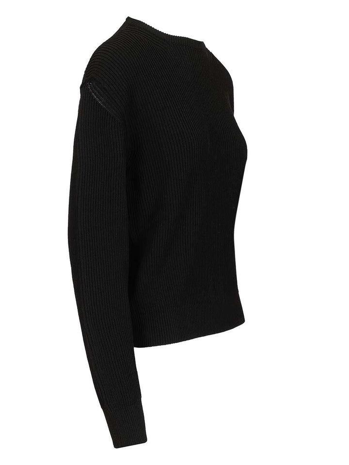 Rick Owens Concordians Al Pull Jersey Knitwear - Black | 571636c3668e0b43101c043dbba09bfaef24e1e4
