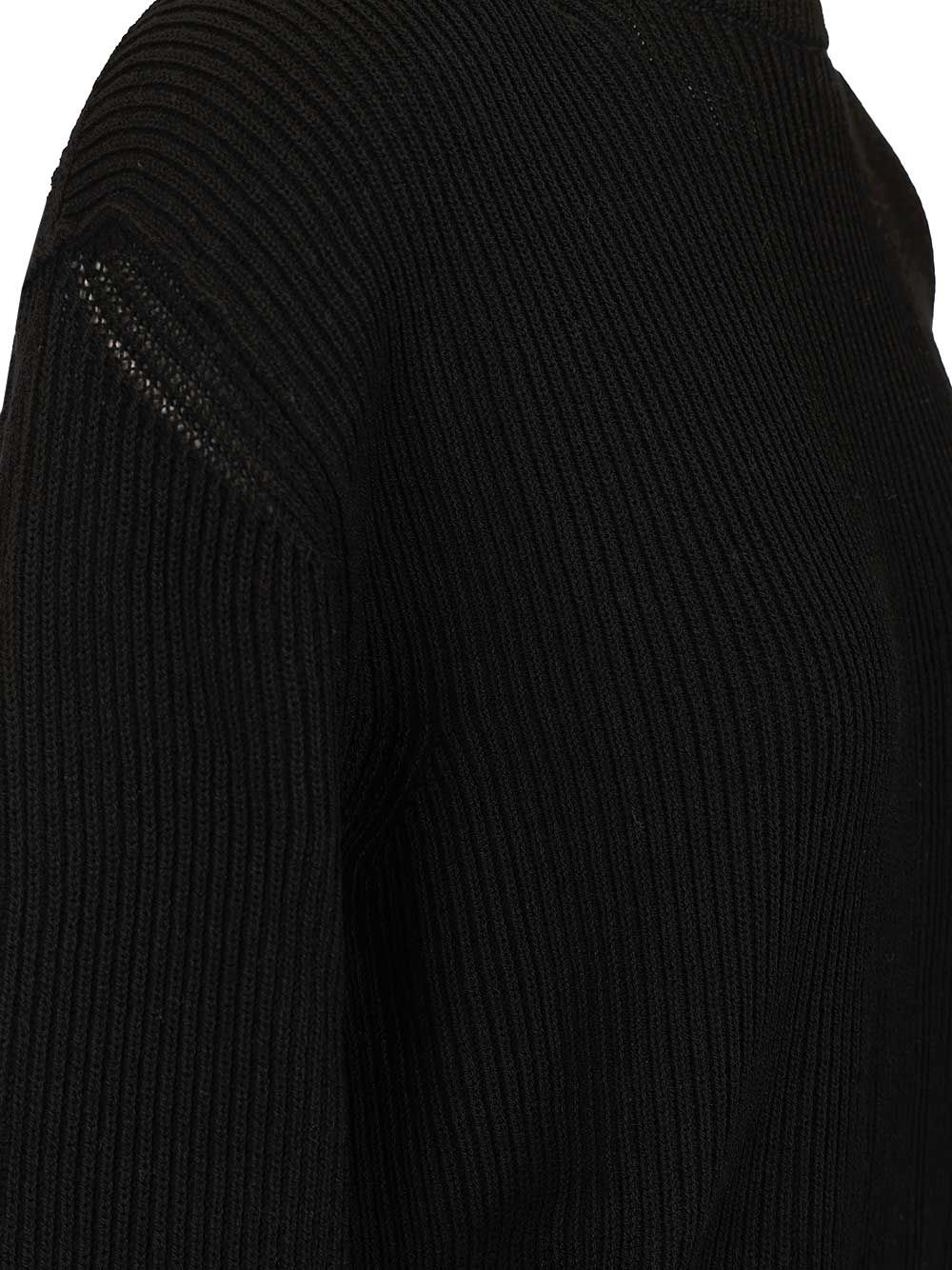 Rick Owens Concordians Al Pull Jersey Knitwear - Black | 24f3a366468dbbbbed7ba2de7c1a78a082f30d60