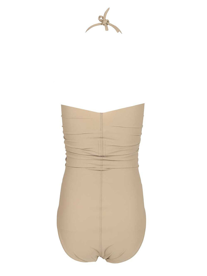 Rick Owens Prong One-Piece Swimsuit With Cut-Out Swimwear - Beige | 0182fdfeb403fa20db98ebff9f57e9d21de471e3
