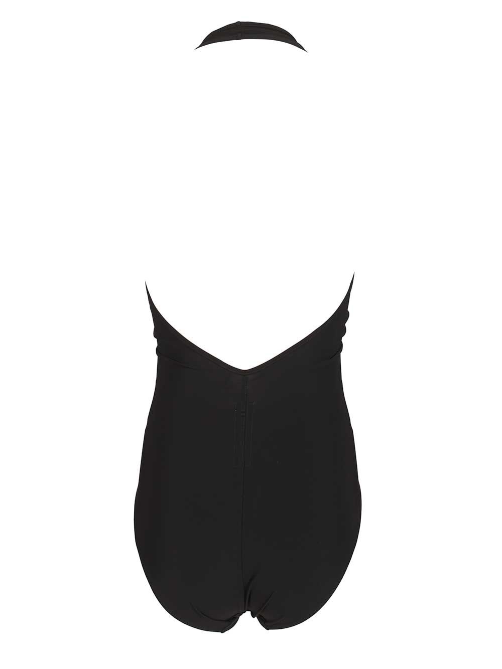 Rick Owens Halter Prong One-Piece Swimsuit Swimwear - Black | bd13858211684d07aa5a616116f666b65787984c