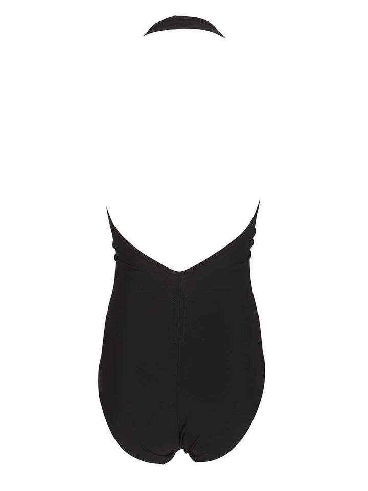 Rick Owens Halter Prong One-Piece Swimsuit Swimwear - Black | bd13858211684d07aa5a616116f666b65787984c