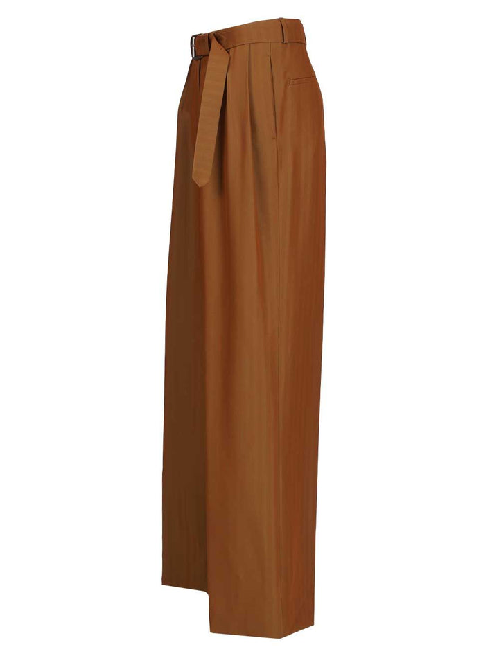 Dries Van Noten Wide-Leg Trousers - Brown | 44416606906d9ce47e4eec1660f8c64f75b09f72