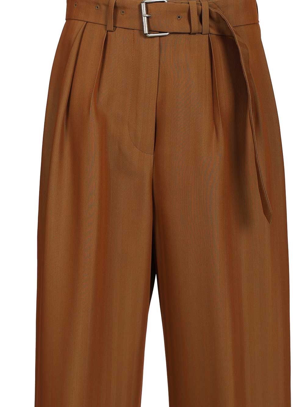 Dries Van Noten Wide-Leg Trousers - Brown | cd58ea3cfed8dd25cda0dcc3b87ef634e2898d88