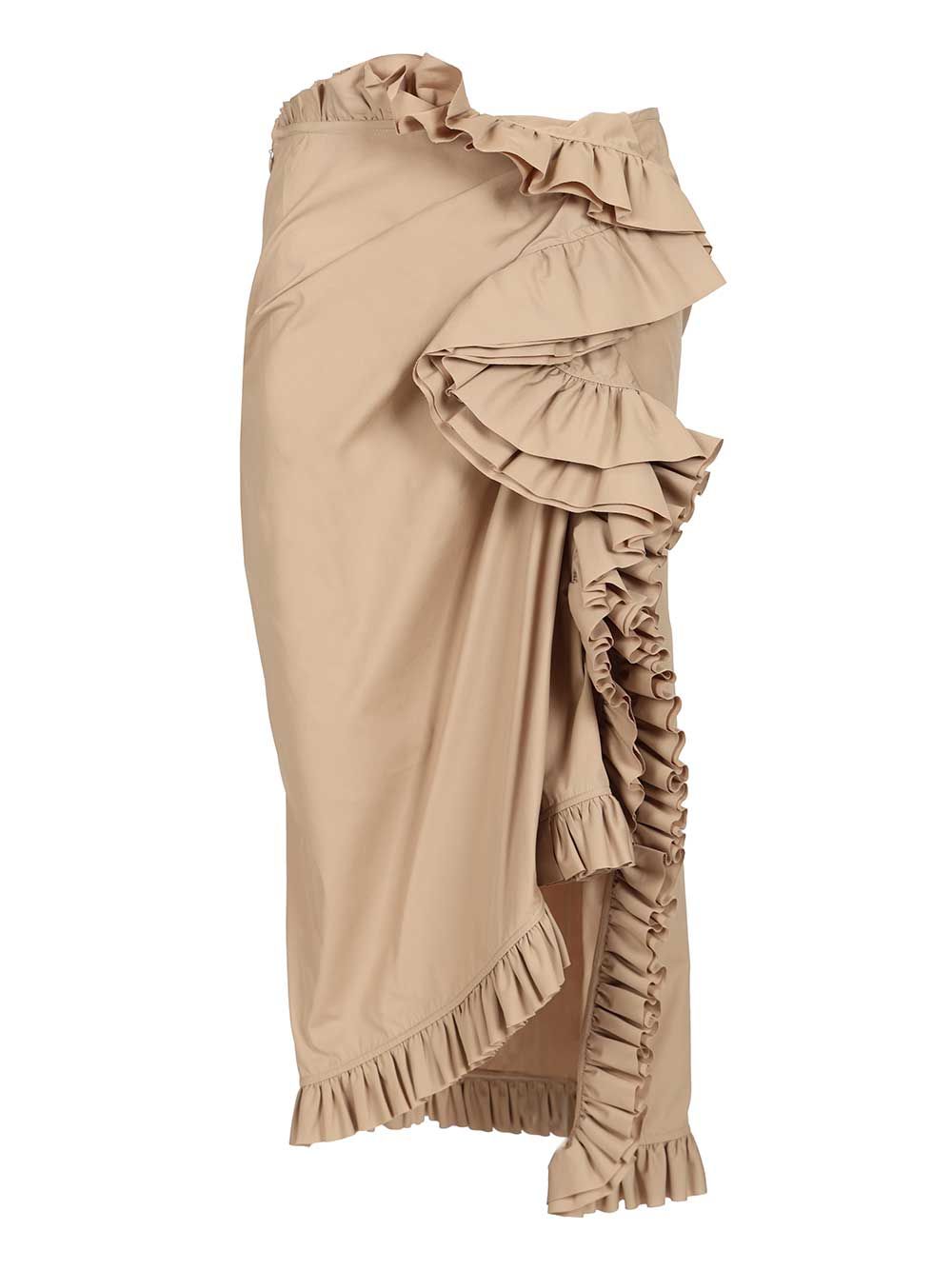 Dries Van Noten Sina Midi Skirt Skirts - Beige | 14f1618a16ee6a760bfba07725a4d5303537d252