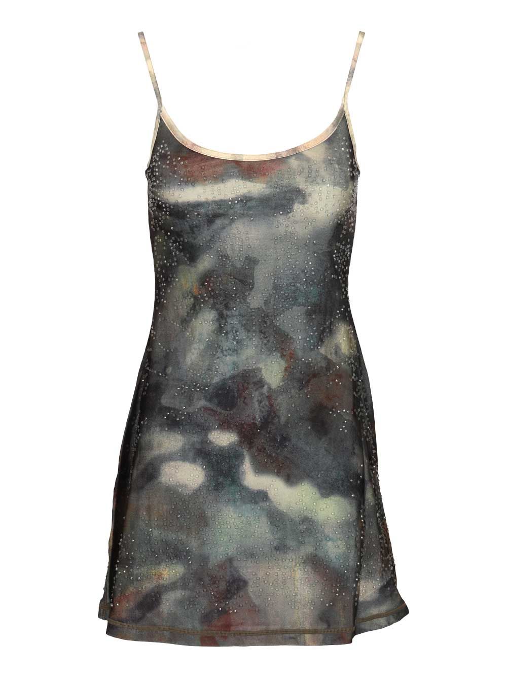 Diesel Sleeveless Mini Dress Dresses - Grey | 16ec4bf90de145cc54a10d96ca7c647852fa83e0