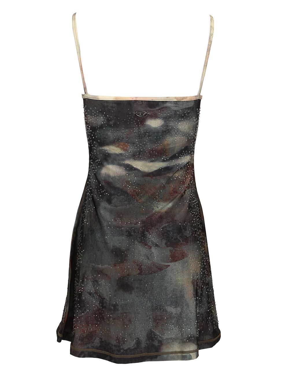 Diesel Sleeveless Mini Dress Dresses - Grey | 62af0bd6787dafd51e4d575142d9bd7dcae189fb