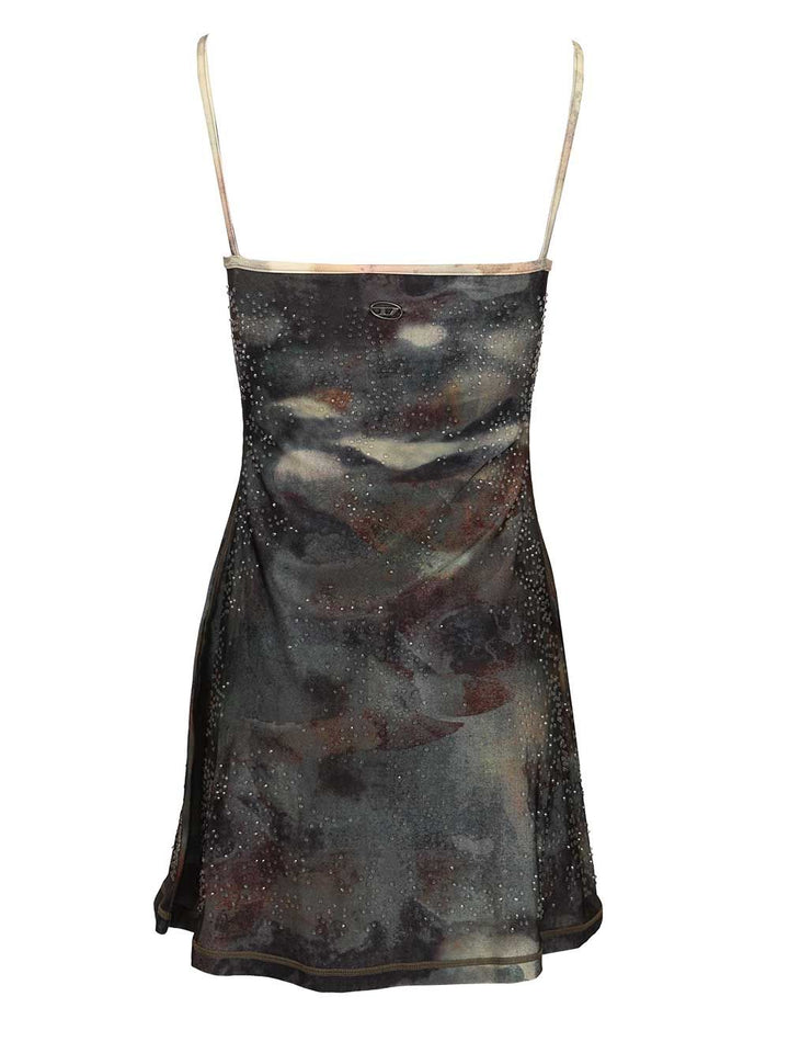 Diesel Sleeveless Mini Dress Dresses - Grey | 62af0bd6787dafd51e4d575142d9bd7dcae189fb