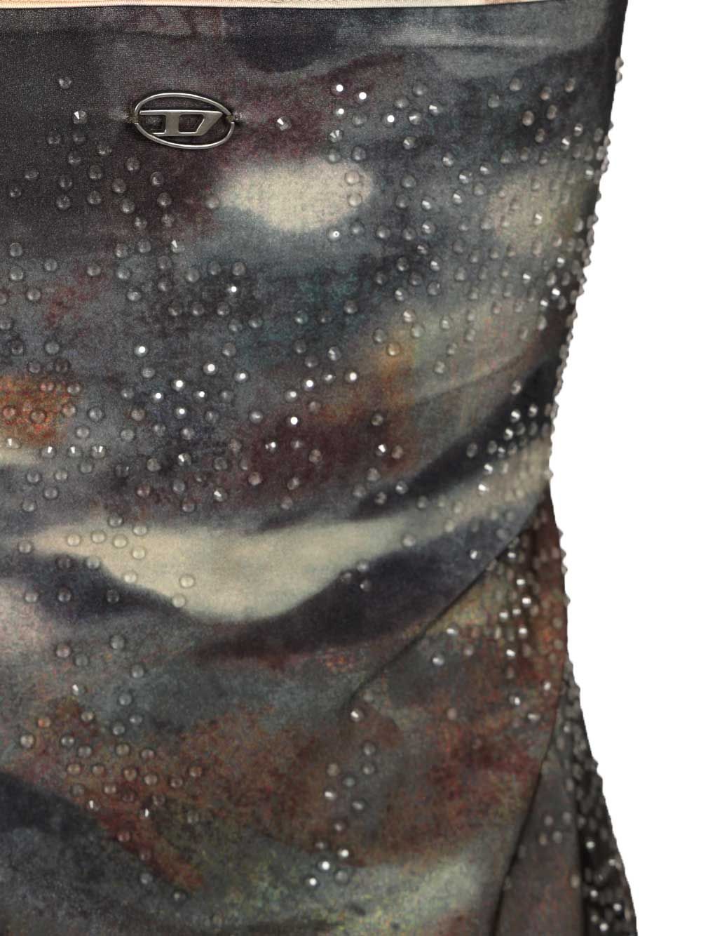 Diesel Sleeveless Mini Dress Dresses - Grey | 40e619e0037383e52fe220734942468e8587deec