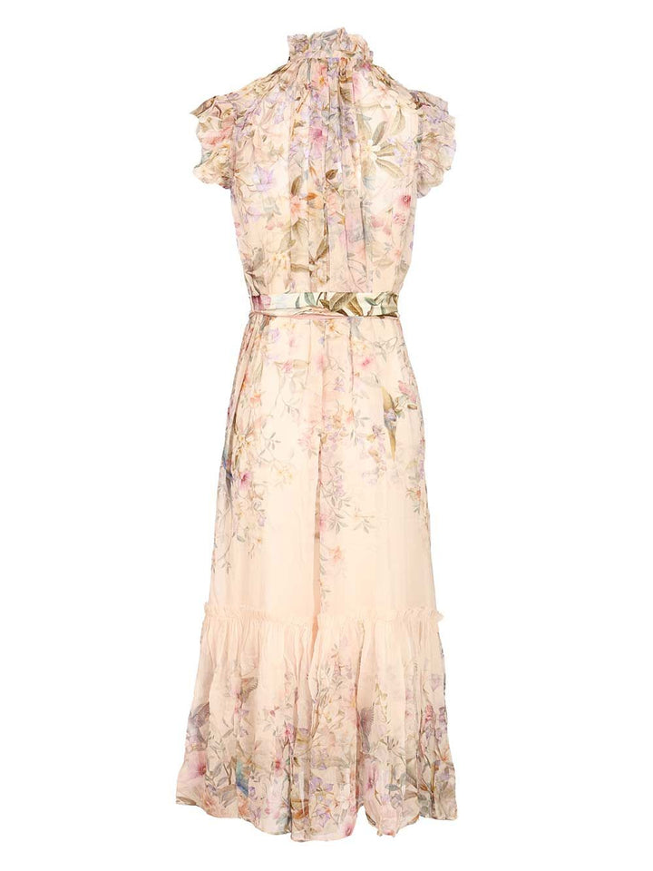 Zimmermann Rebellion Flowing Dress Dresses - Beige | b5ccec43222b3aa60034968484229f46b50ef848