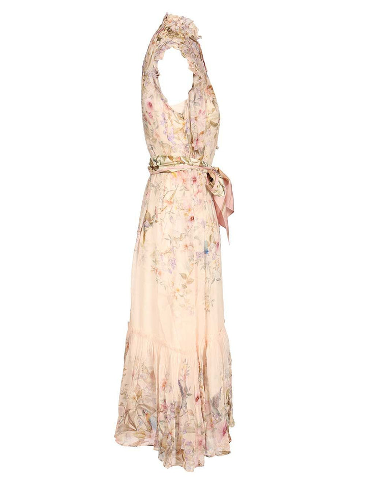 Zimmermann Rebellion Flowing Dress Dresses - Beige | 5fc5d71b4e963199b4f855b29f9178e2bc024554