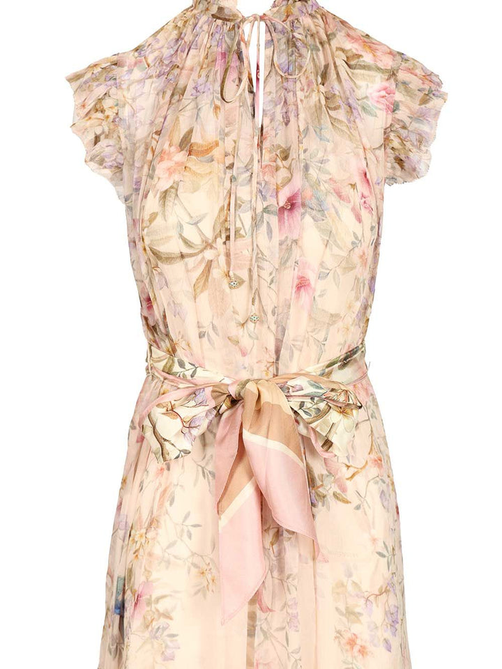 Zimmermann Rebellion Flowing Dress Dresses - Beige | 1d1341e378927a4a0f3978b32656eff4e73b683c