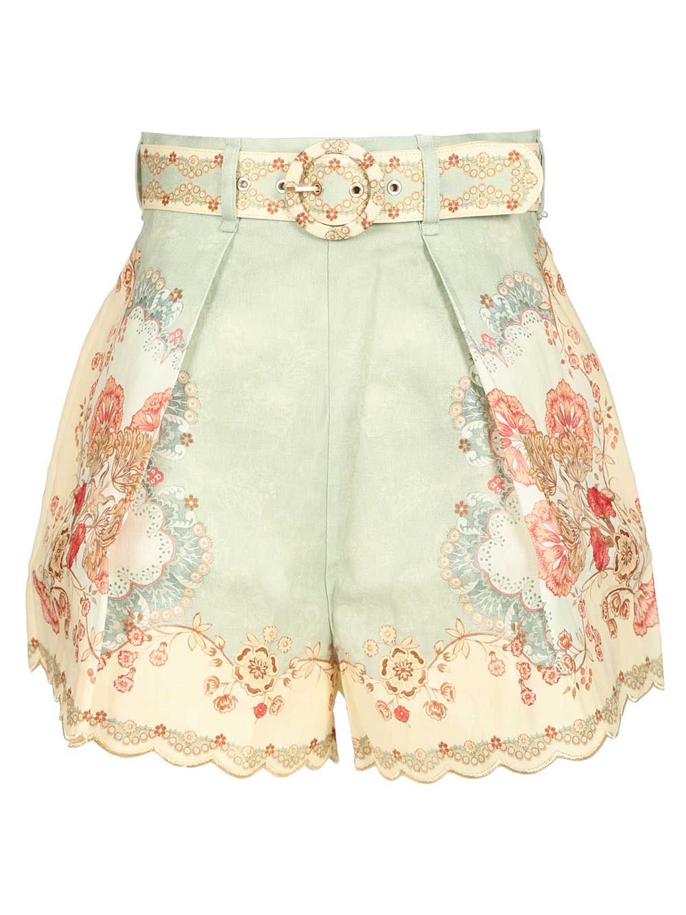 Zimmermann Daylight Tuck Short Trousers - Multicolor | 0dcbd0ed9fff8b3b07ccffa03fe2ad4938435132