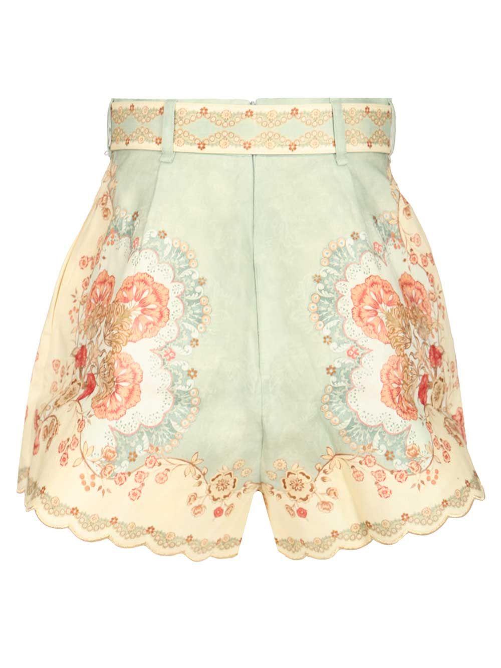 Zimmermann Daylight Tuck Short Trousers - Multicolor | 5ccdfd369a0909e64479035f402e14b52e5fde74