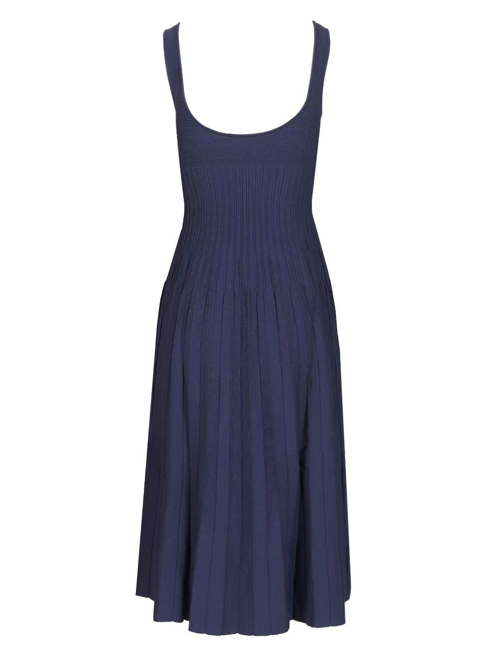 Staud Ellison Midi Dress Dresses - Blue | 2f379079a685b07ed66a4f09246bab31631c3cf4