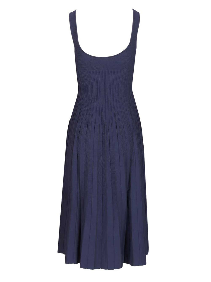 Staud Ellison Midi Dress Dresses - Blue | 2f379079a685b07ed66a4f09246bab31631c3cf4