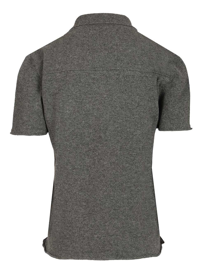 Miu Miu Cashmere Polo shirt - Grey | c0370133f39c1e32b6aa09d7958731d86dd130c5