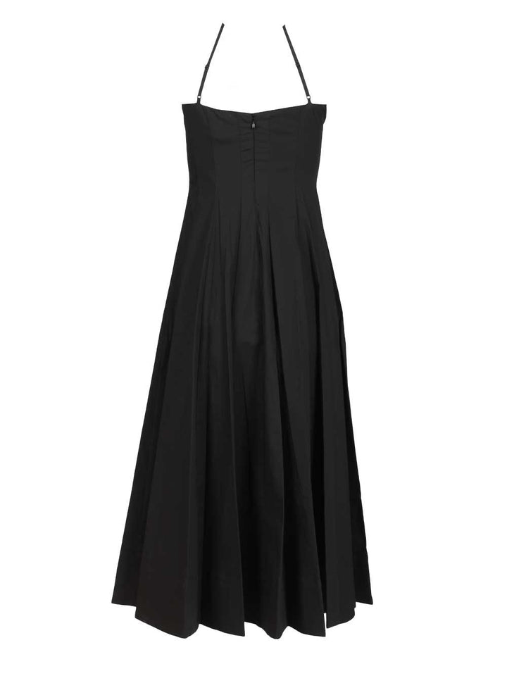 Staud Wylie Cotton Popeline Spaghetti Strap Midi Dress Dresses - Black | c54d36f65e1e24b5188d5b66b943ab3fa2615b6a