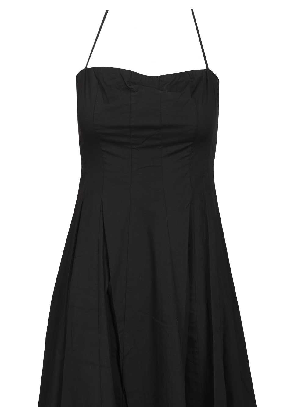 Staud Wylie Cotton Popeline Spaghetti Strap Midi Dress Dresses - Black | 2fc5a288b6a30c89d90ac3bea7be84fbcec04594