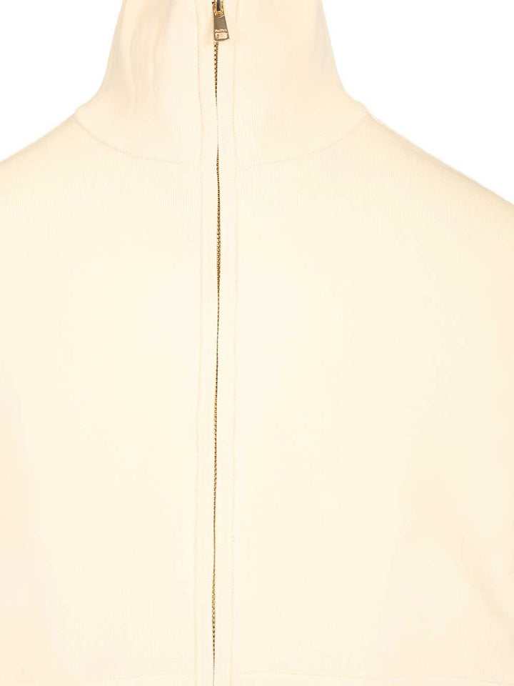 Max Mara Cardigan In Viscose Crepe Sweatshirts - White | f132defe95b255ecff248ef6af3d8128c99ec9df