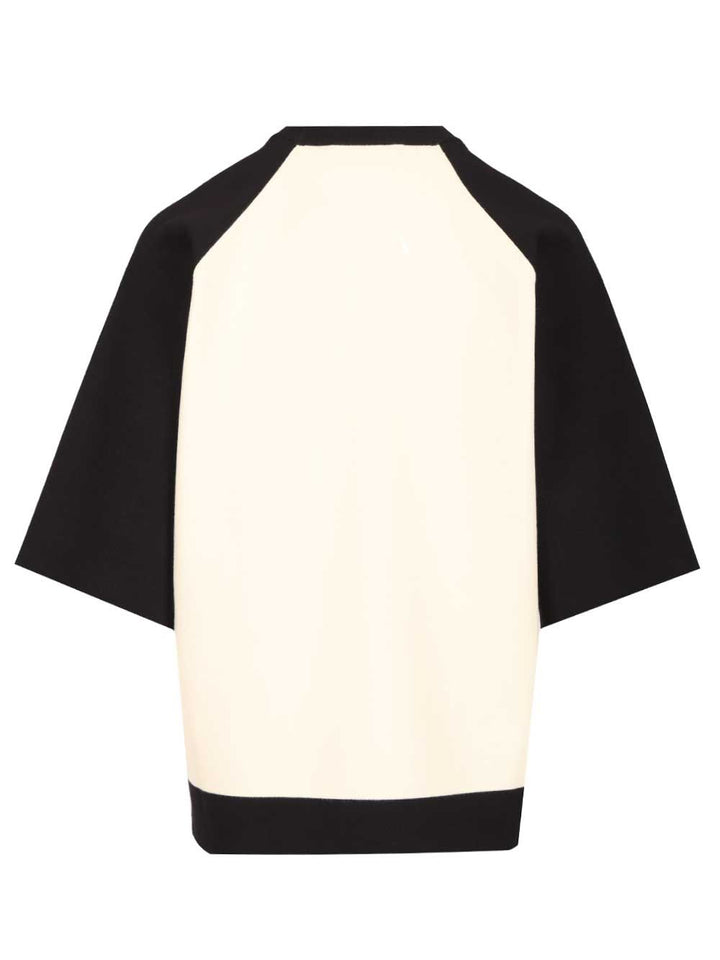 Max Mara Studio Boxy Sweater In Stretch Viscose Knitwear - Multicolor | cd4c0157d3e4f5596d140edc445436423ce572b0