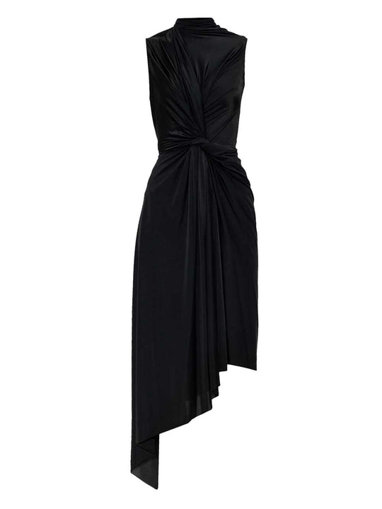 Asymmetrical Dress Dresses Black