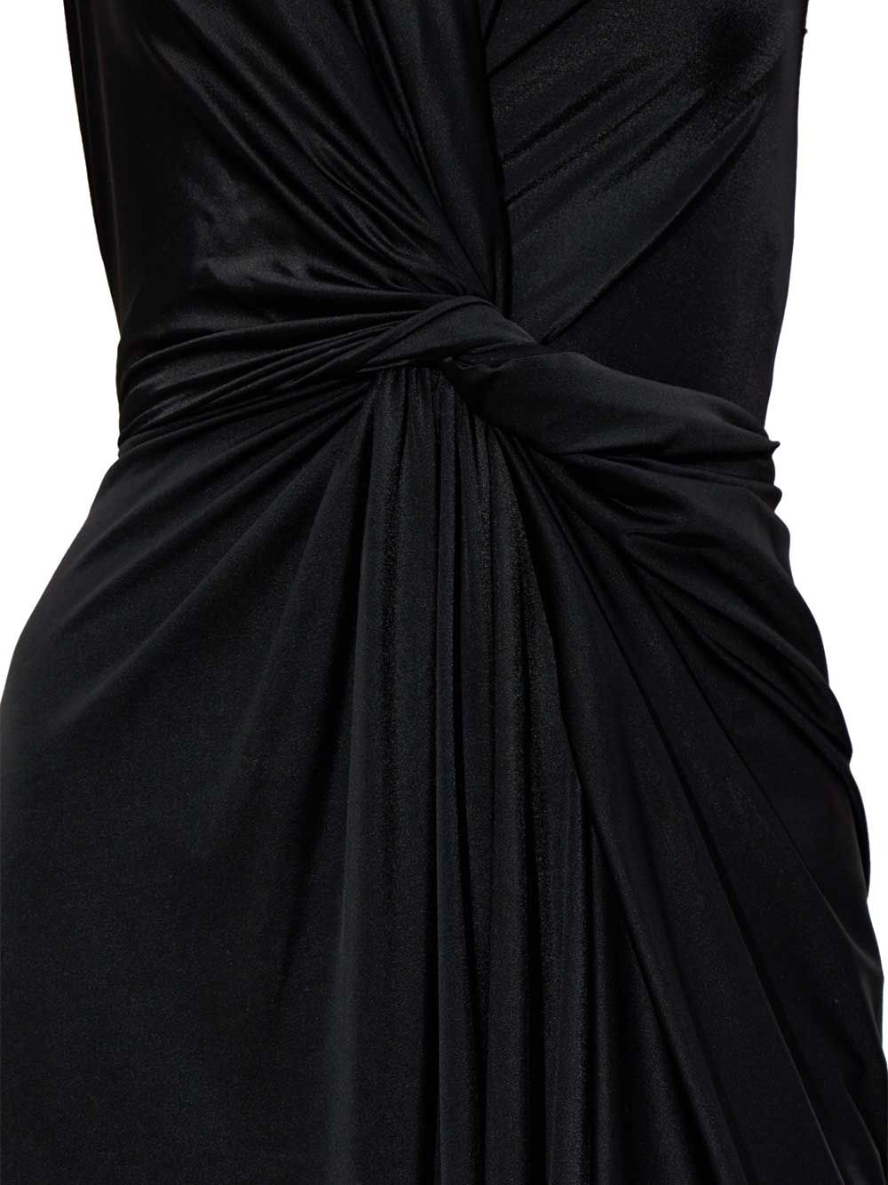Balenciaga Asymmetrical Dress Dresses - Black | 0171a2aacb20f76490667c713a641a3e48905e5d