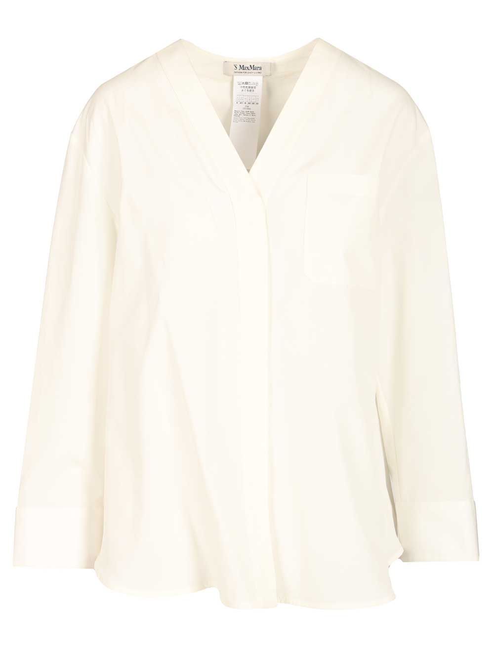 'S Max Mara Chicca Shirt Shirts - White | c4d8272f92dd8bfbb5f7077dfc01f250dfd807fb
