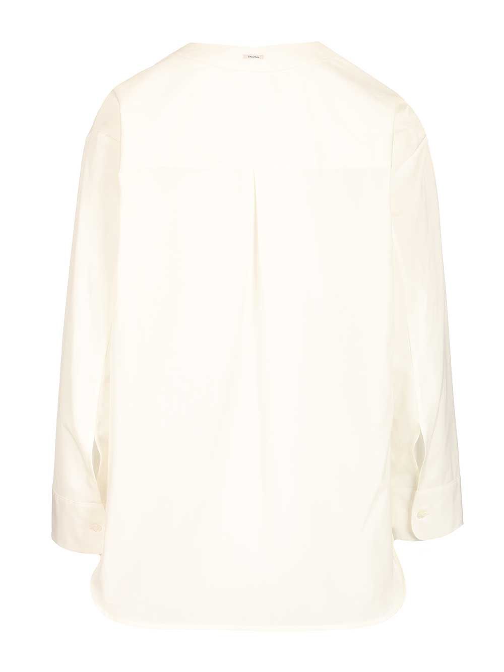 'S Max Mara Chicca Shirt Shirts - White | 16b34c39c7819bfb678a8a23ab38c0eed57f7a1c