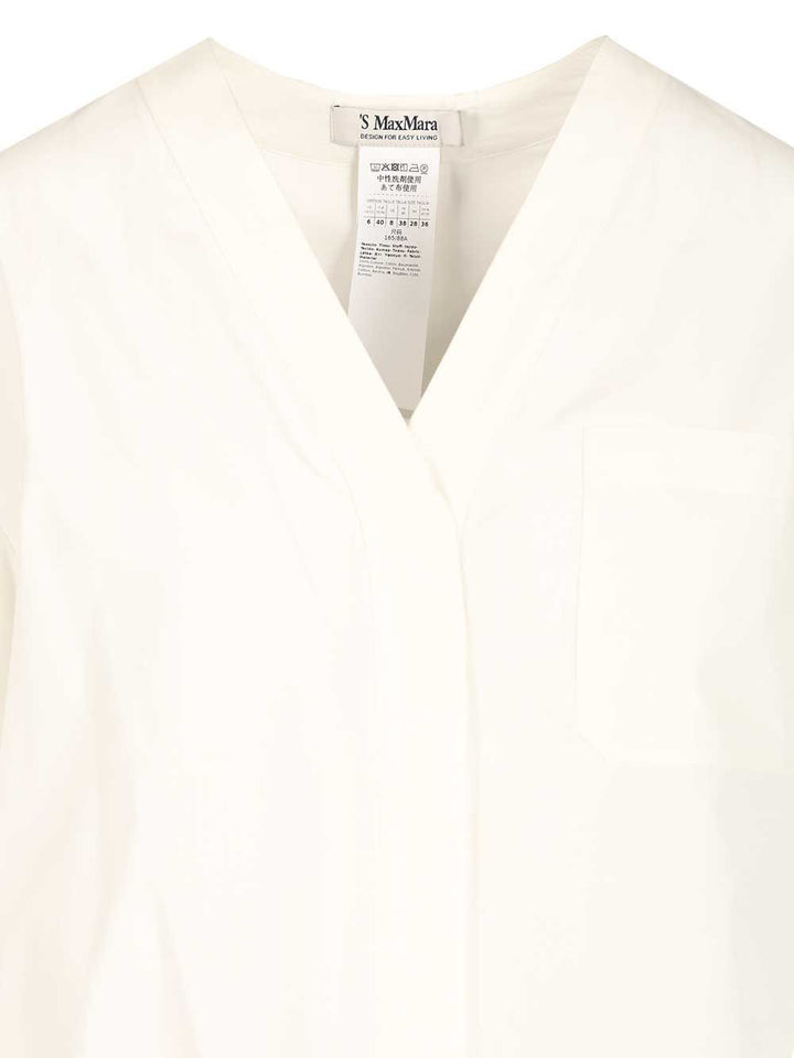 'S Max Mara Chicca Shirt Shirts - White | d47ef346c63523c7357873fa2f72272f3e54481b