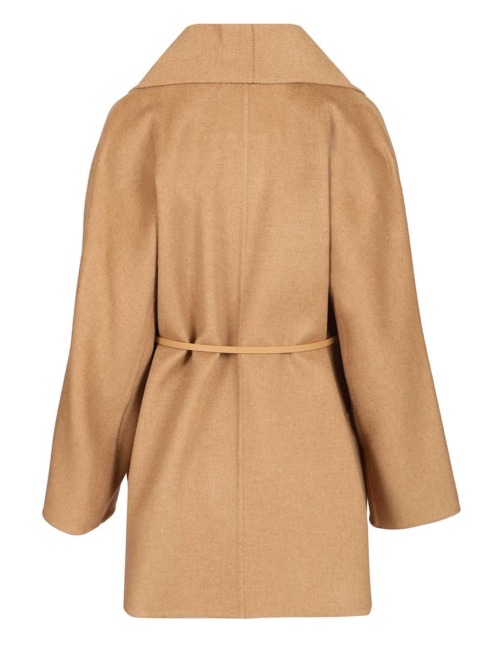 Max Mara Camel Cardigan Coat Coats - Beige | 1de0eff2674d7d8f1b94a1a6e34d39890cbade87
