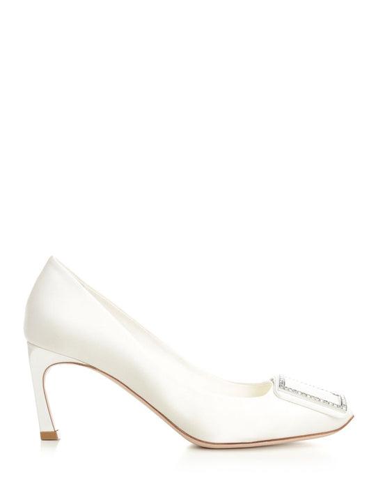 Trompette Pumps White