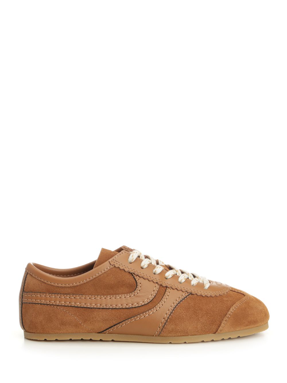 Dries Van Noten Leather And Suede Sneakers - Brown | e3ec46c561a058a3ad82659610ffa44cc15cde24