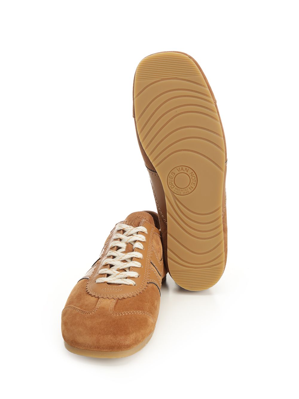 Dries Van Noten Suede Sneakers - Brown | 0ba8655e31203ad4d612d62b05d11e1a01e6a4c8