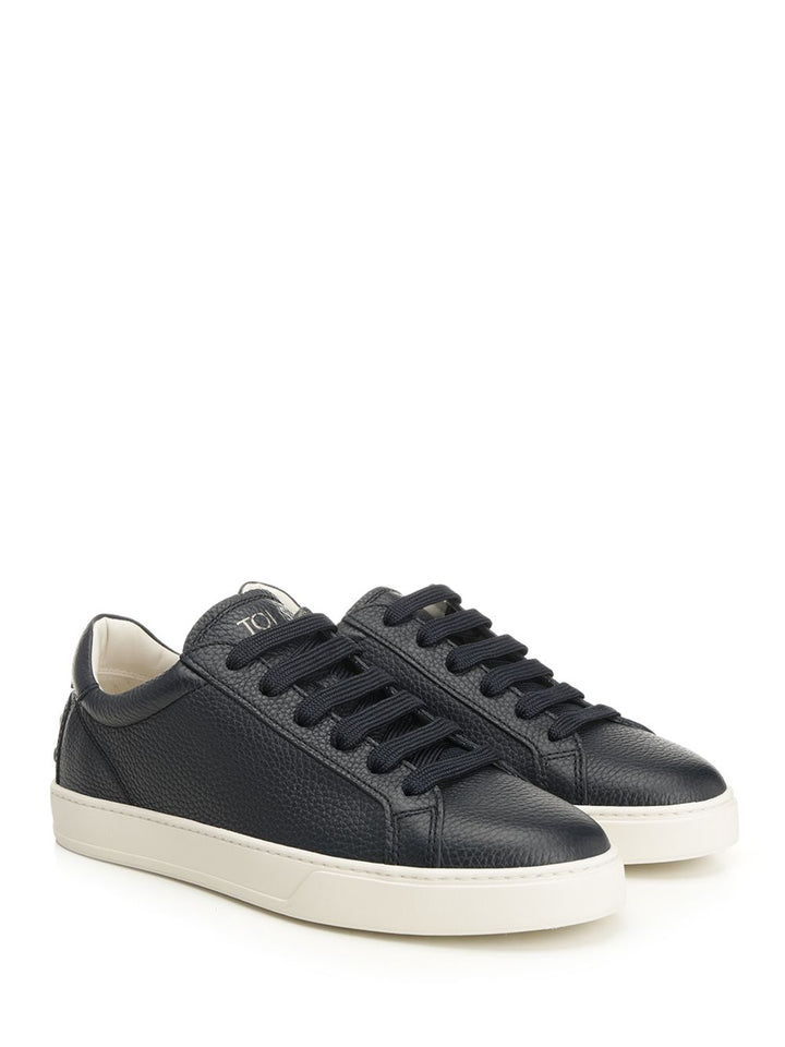 Tod'S Leather Sneakers - Blue | e4893faa187a89c052ea69125189fc5de73a6acc